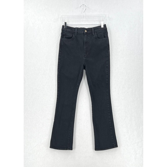 FAVORITE DAUGHTER Valentina Shortie Jeans 30 Petite Black High Rise Cigarette - Picture 3 of 16